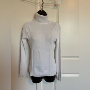 Cato Cream Ribbed Knit Top